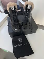 Marc Cain Boots Lackleder schwarz Gr. 38 mit Staubbeutel und Karton 