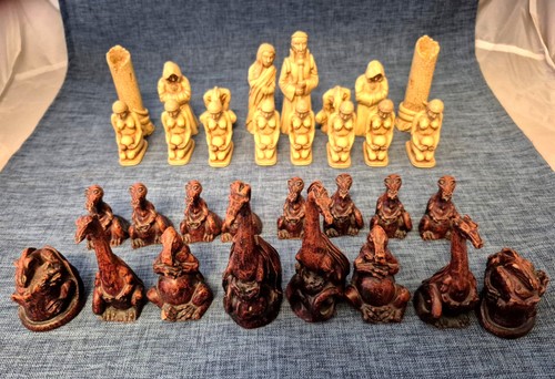 Schachfiguren set fantasy - schachfiguren,