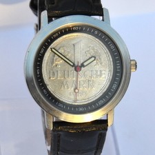 Armbanduhr mit echter 1,- DM