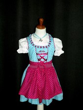 " Lupilu " Kinder, Mädchen Dirndl, türkis,  3 teilig, Gr. 98