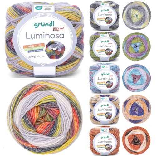 200g gründl luminosa wolle - 200g,