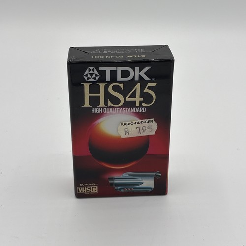 Tdk hs45 vhs - -, vhs-c