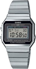 CASIO VINTAGE Damenarmbanduhr Chronograph A700WE-1AEF Edelstahl Resin B-WARE