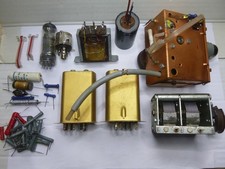 Röhrenradio Valvo EL41 + Übertrager + Ukw-Tuner + Konvolut Ersatzteile F-geprüft