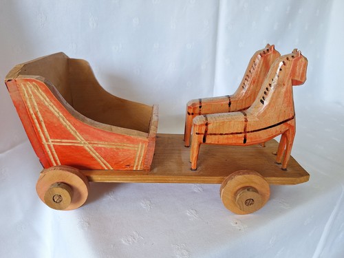Polnische pferdekutsche mit - pferdekutsche,