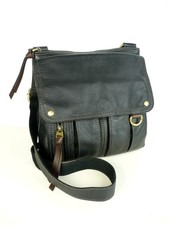 FOSSIL Ledertasche schwarz