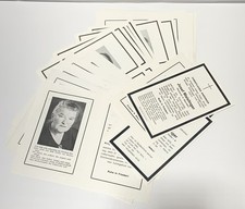 25x Sterbebilder 1974–1979
