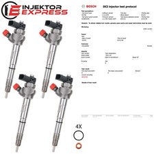 4x 0445110469 Einspritzdüse