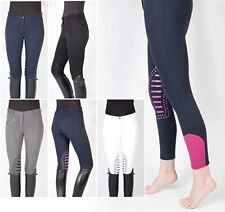 DAMEN REITREITHOSE REITHOSE REITHOSE SILIKON KNIEFLICKEN KLEBRIGE SOCKEN UNTEN