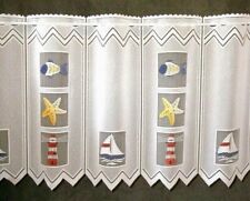 Leuchtturm Scheibengardine