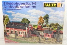 H0 1:87 Faller Bausatz Bahnbetriebswerk Set OVP N103