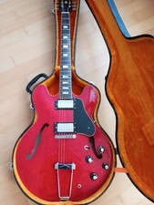 Maya Custom Semi Hollow Cherry Red 1970er – Vintage MIJ ES-335 Style Gitarre