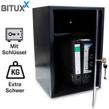 Aktentresor Schranktresor Tresor Sicherheitstresor 35x36x52cm Schwarz Bituxx®