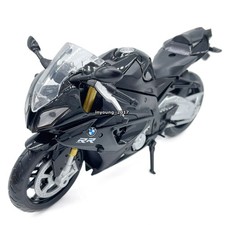 1/12 BMW S1000RR Motorrad Modell Diecast Spielzeug fur Kinder Sammlung Schwarz