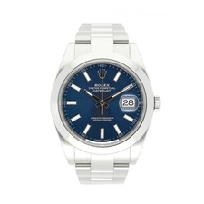 ROLEX DATEJUST 41 BLUE DIAL REF: 126300 EDELSTAHL 2021 FULL SET