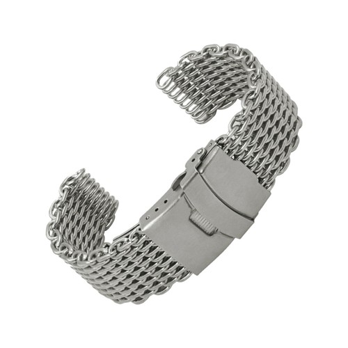 22mm shark mesh edelstahl - mesh,