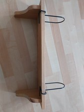 Wandregal, Inkl.  2Buchstützen,  Holz Natur 