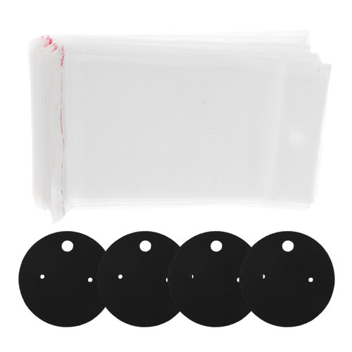 200pcs black earring holders - 200pcs,