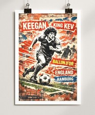 Kevin Keegan Poster A4 King