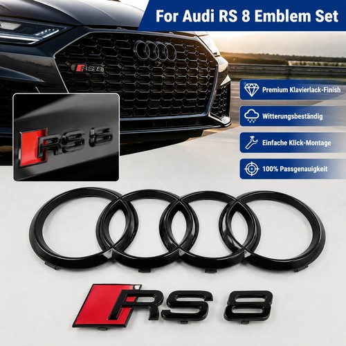 Für audi rs8 embleme - für,