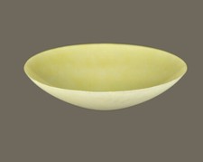 Glasschale rund ø40cm weiß - glasschale,