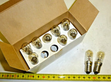 1 Stück  Glühlampe 42V 10W E14 16x52 mm Glühbirne Lampe Birne 42Volt 10Watt neu