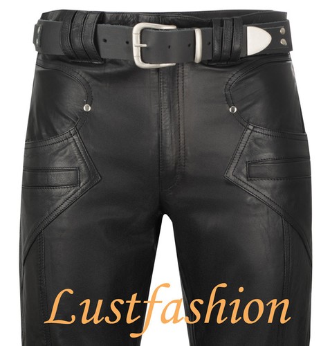 Lederhose schwarz designer - lederhose,