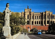 AK München Maximilianeum Tram 19 ca 1980