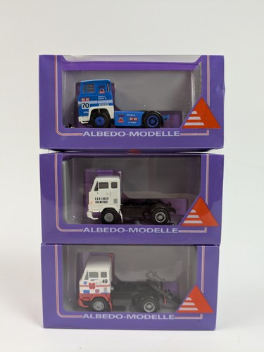Set von albedo lkw - set, albedo-lkw-modellen