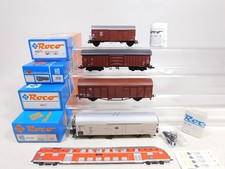 4x Roco H0 DC Freight Car DB