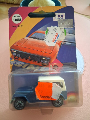 Siku 1058 jeep blau - 1058,, cj-7,