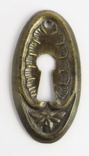 Beschlag oval Messing