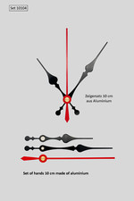 Zeiger Satz 100 mm Alu f. DIY