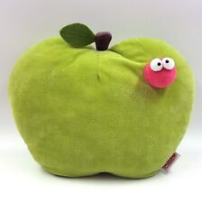 Nici Apfelkissen mit Wurm Apfel Kissen ca. 33cm x 25cm