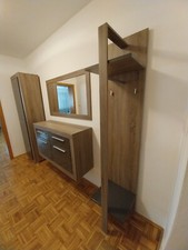 garderoben set grau  hochglanz