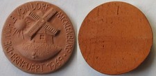 GDR ceramic medal the mill of