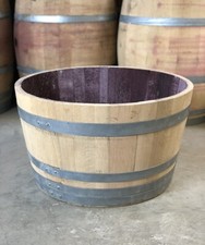 Miniteich aus 1/2 gebrauchtem 225l-Weinfass (100l)