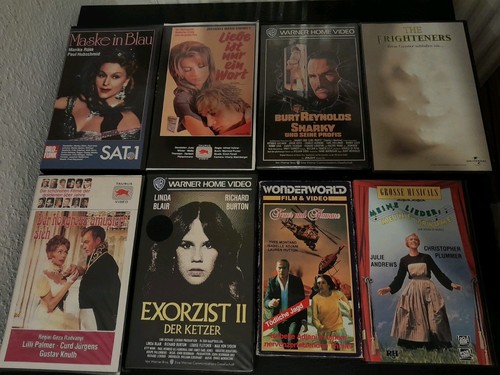 Vhs film konvolut - konvolut, 8