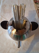 Fonduetopf mit geschirr - fonduetopf,