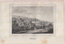 Lithografie: Zschopau, um