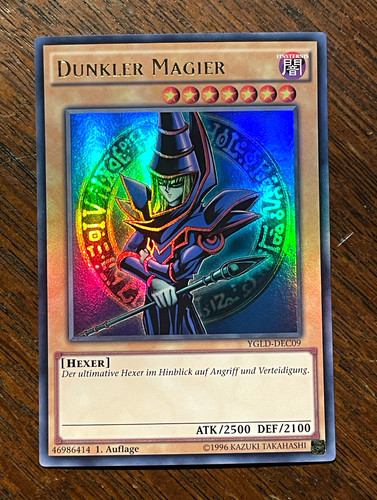 Dunkler magier holo - yu-gi-oh!,