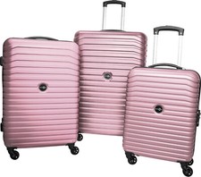 Travel Pal Reise Hartschalen Gepäck Koffer Trolley 3er Set DERRY 55/67/77 pink