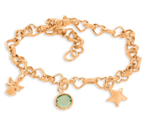 Armband rose gold - , schutzengel
