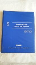 32B 151 1985 Ferrari GTO Original Handbook Manual Service Time Schedule 