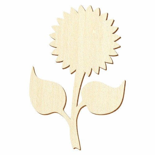 Holz sonnenblume deko - -,