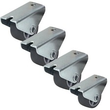 Kastenbockrollen Möbelrolle Bockrollen Laufrollen Transportrollen 25mm x 4 STÜCK