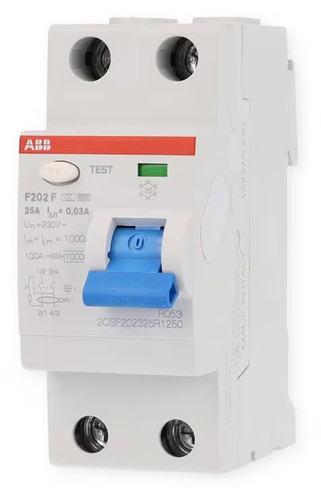 Abb f202f fi schalter - f202f-25/0,03, fi-schalter
