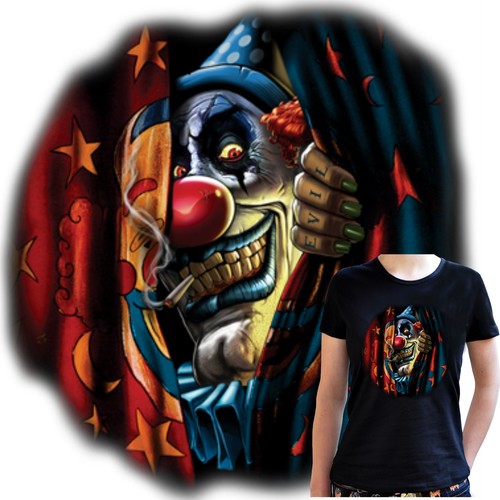 Joker shirt horrorclown - t-shirt,
