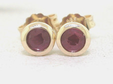 Rubin Ohrstecker 585 Gelbgold