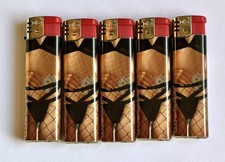 5 Stück Feuerzeuge Girl Frau